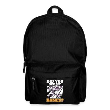 Skeleton Skull Goth Halloween Horror - Backpack - black - Front