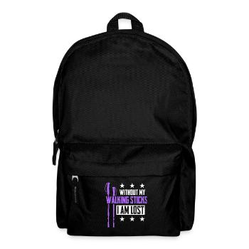 Fitness Hiking Running Nordic Walker - Backpack - black - Front