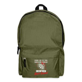 Dartboard Darts game Darts player - Backpack - olive green - Front