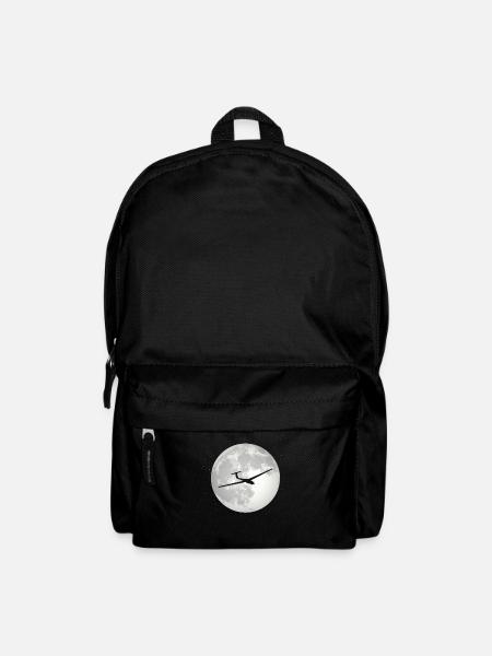 Vollmond - Segelflugzeug - - Rucksack - Schwarz