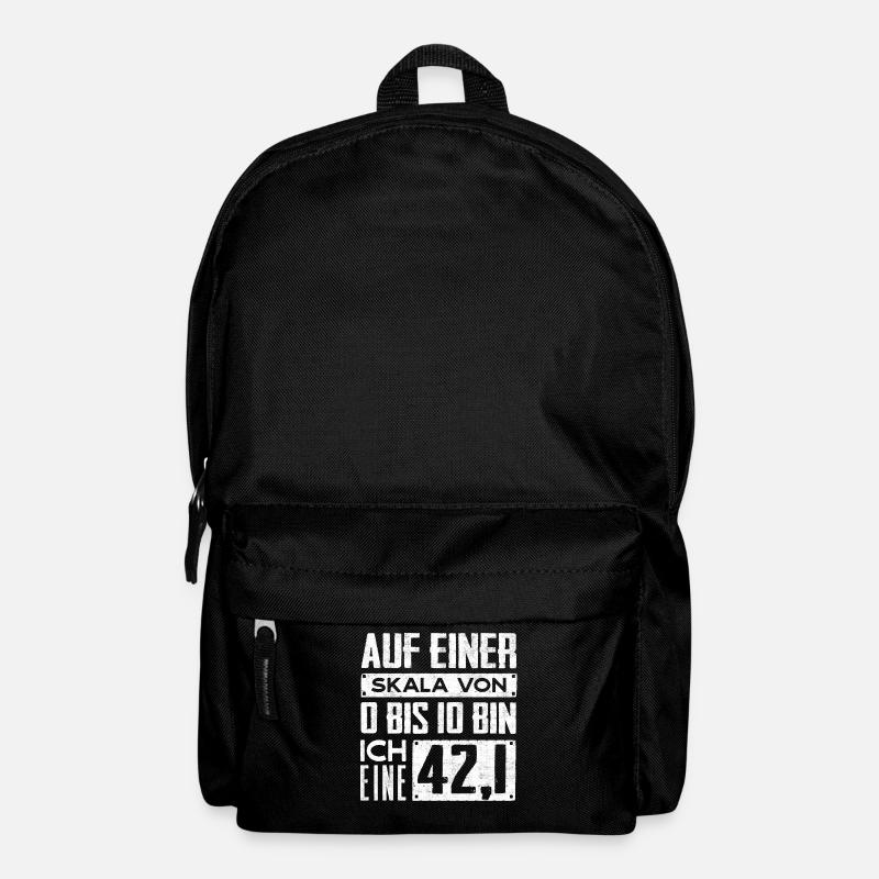 Marathoner, Marathon, Läufer, 26, 2 - Rucksack - Schwarz