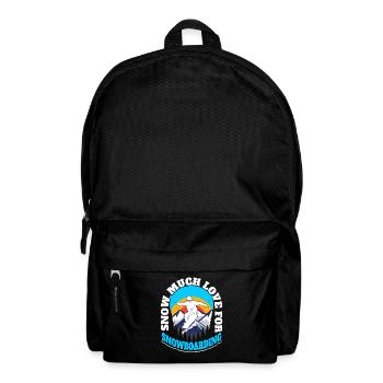 Snowboard Snowboarding Snowboarder - Backpack - black - Front