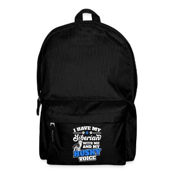 Husky Sibe Proud Husky Mother Dog lover - Backpack - black - Front