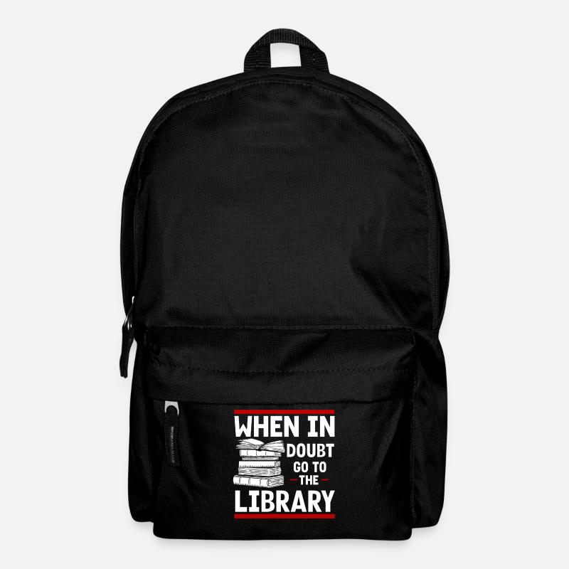 Bibliothek Bibliothekar, - Rucksack - Schwarz
