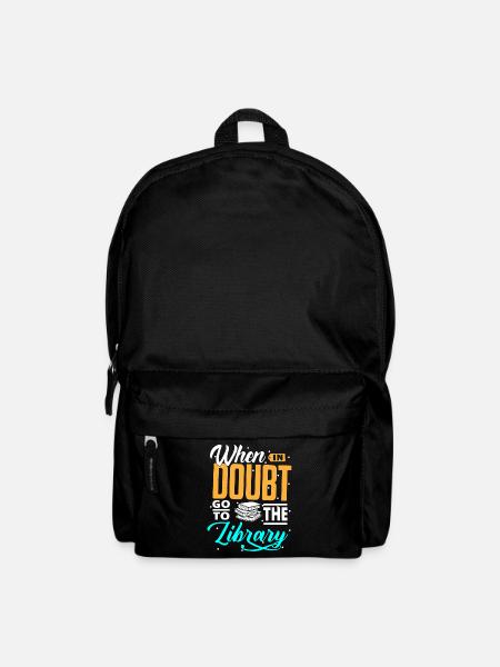 Bibliothek Bibliothekar, - Rucksack - Schwarz