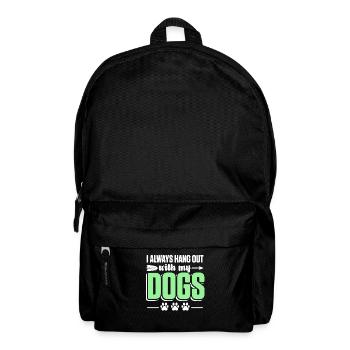 Canine Paw Tierhalter Welpe Hundetrainer - Rucksack - Schwarz - Vorne