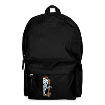 Mumie im Grab Halloween - Rucksack - Schwarz - Vorne