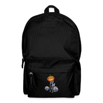 Deadlift Skeleton Pumpkin - Backpack - black - Front
