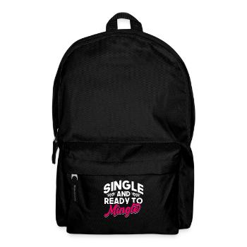 Herz Anti Valentinstag Hasser - Rucksack - Schwarz - Vorne