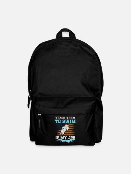 Wassersport Schwimmtrainer Instruktor - Rucksack - Schwarz