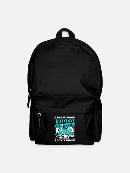 Ein Tag ohne Videospiele Spieler Gamer - Rucksack - Schwarz