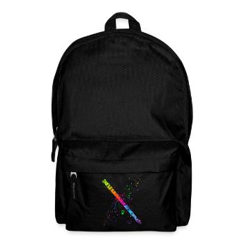 Flute, Playing the flute, - Backpack - black - Front