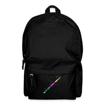 Flute, Playing the flute, - Backpack - black - Front