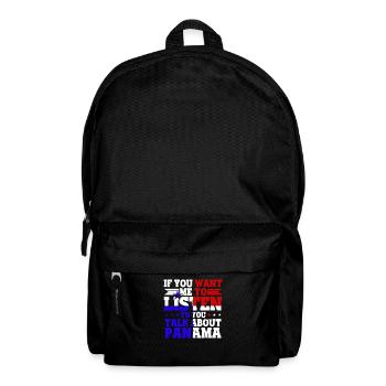 Panama Life devrait écouter Discours Panama Gift - Sac à dos - noir - Devant