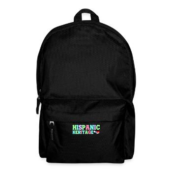 Hispanic Heritage Vintage Lateinamerika Geschenk - Rucksack - Schwarz - Vorne
