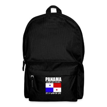 Panama Way Of Life Panamanian Flag Gift - Backpack - black - Front