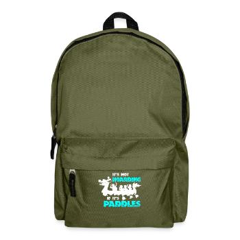Drachenbootrennen, Drachenboote, Bleischlag - Rucksack - Olivgrün - Vorne