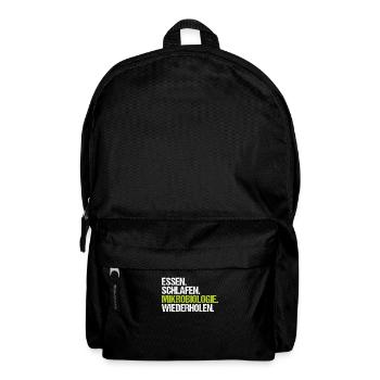 Mikrobiologie Mikrobiologe Biologie Biologe - Rucksack - Schwarz - Vorne