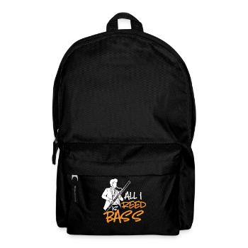 Fassoon, oboe, clarinet, music teacher - Backpack - black - Front