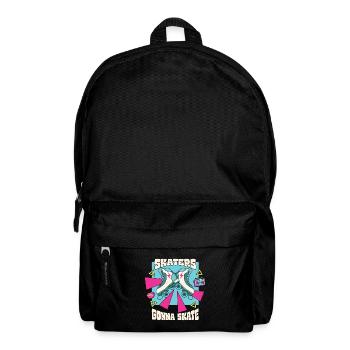 Skaters Gonna Skate Roller Skates Roller Skating - Backpack - black - Front