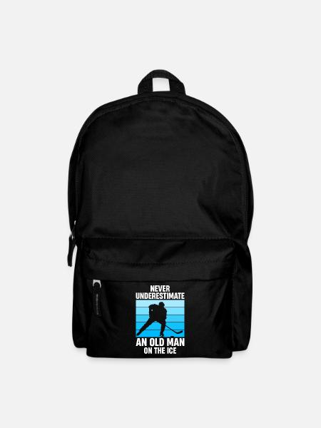 Eishockeyspieler - Rucksack - Schwarz