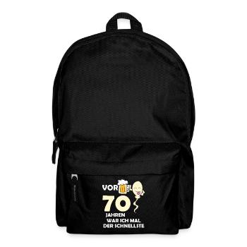 Vor 70 Jahren war ich mal der Schnellste - Rucksack - Schwarz - Vorne