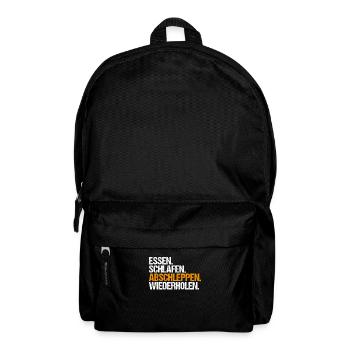 Abschlepper Abschleppdienst Tow Truck Driver - Rucksack - Schwarz - Vorne