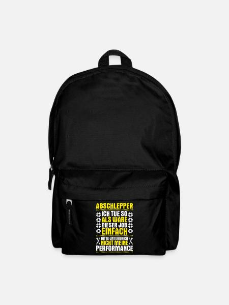 Abschlepper Abschleppdienst Tow Truck Driver - Rucksack - Schwarz