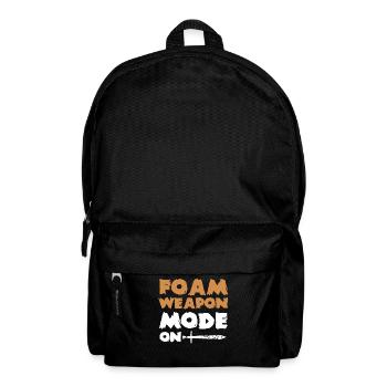 Larp, live-action role-playing game - Backpack - black - Front