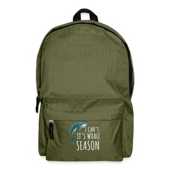 Walbeobachtung, Meeresbiologie, Meereswissenschaft - Rucksack - Olivgrün - Vorne