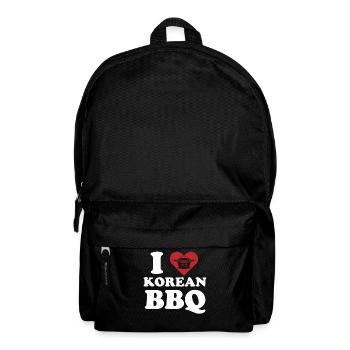 Korean BBQ, Korean Band, Korean - Backpack - black - Front