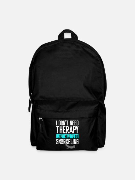 Schnorcheln, Schnorcheln, Tauchen, Unterwasser - Rucksack - Schwarz