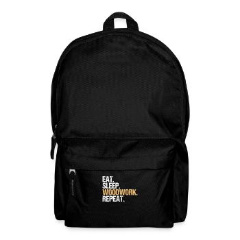 Zimmerer Zimmermann Zimmerei Carpenter Carpentry - Rucksack - Schwarz - Vorne