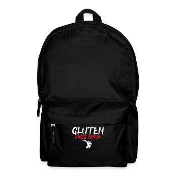 Gluten allergy, gluten-free - Backpack - black - Front
