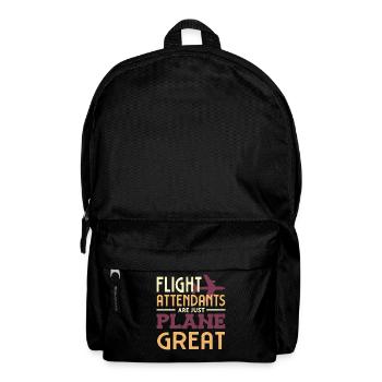 Flugbegleiter, Für Flugbegleiter, Flugbegleiter - Rucksack - Schwarz - Vorne