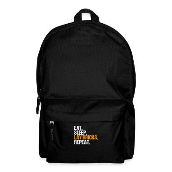 Master Masonry Masonry Bricklayer Mason - Backpack - black - Front