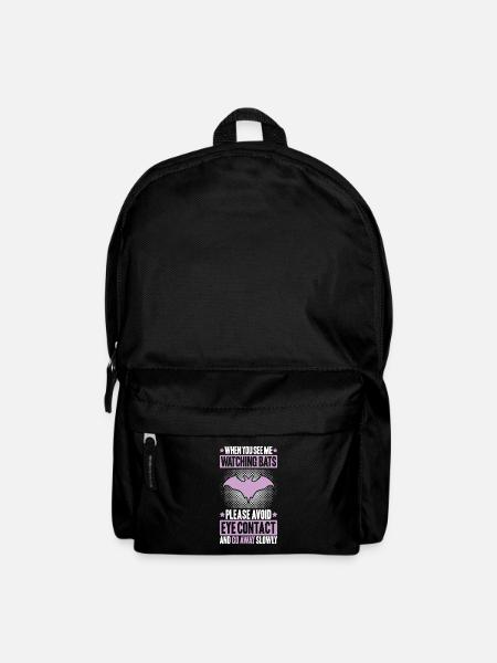 Fledermaus Fledermäuse Bat Bats Fledertier - Rucksack - Schwarz