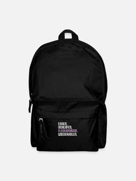 Fledermaus Fledermäuse Bat Bats Fledertier - Rucksack - Schwarz
