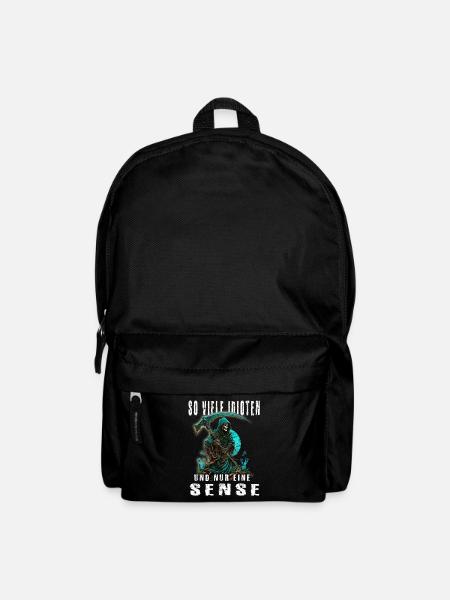 So viele Idioten und nur eine Sense - Rucksack - Schwarz