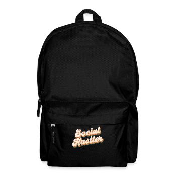 Sozialarbeiter - Rucksack - Schwarz - Vorne