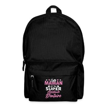 Cette Maman Est Une Super Assistante Dentaire - Sac à dos - noir - Devant