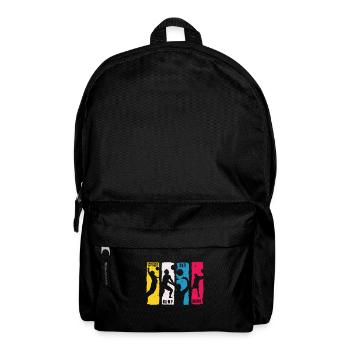 Spike Bump Set Dive Volleyball Design gift - Backpack - black - Front