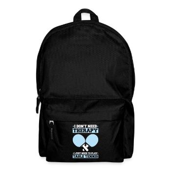 Tischtennis Ping Pong Pingpong Table Tennis - Backpack - black - Front