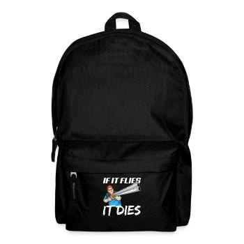 funny skeet shooting quotes shooter gift idea - Backpack - black - Front