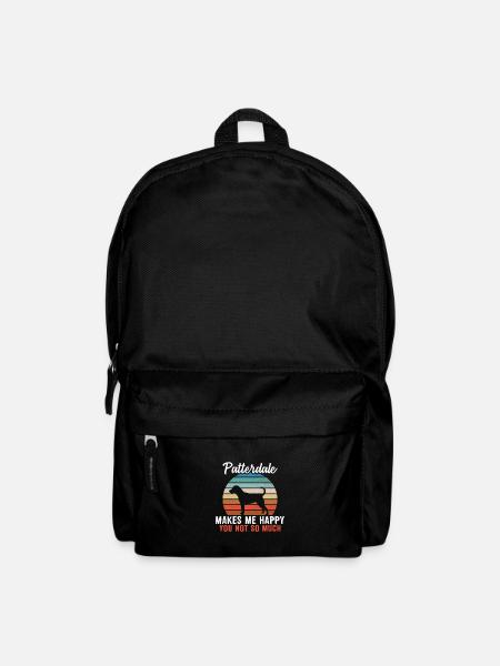 Patterdale makes me happy you not so much - Backpack - black