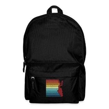 Taucherbrille Tauchermaske Taucherflossen Taucher - Rucksack - Schwarz - Vorne