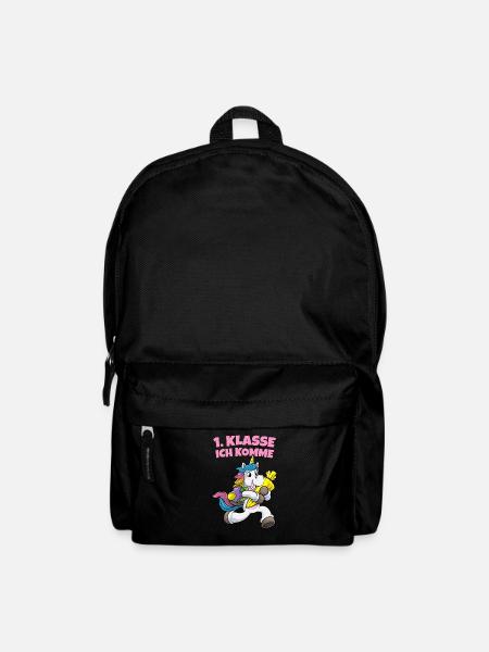 Lustige Geschenke Erste Klasse Einschulung - Rucksack - Schwarz