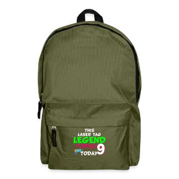 Lasertag, Laser - Rucksack - Olivgrün - Vorne