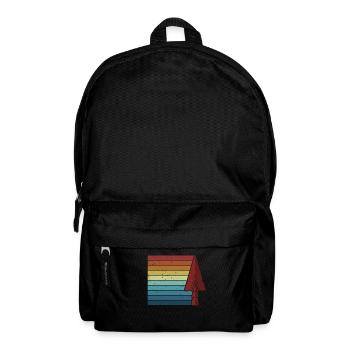 Retro Arrowhead Collecting Jagdspitzen - Rucksack - Schwarz - Vorne