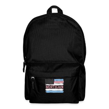 US Pride Undertaker Funeral Director Gift Idea - Backpack - black - Front
